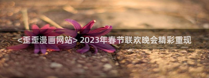 歪歪汗汗虫虫漫画：<歪歪漫画网站> 2023年春节联欢晚会精彩重现